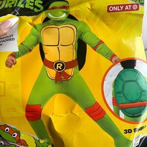 Kids Ninja Turtle Costume with 3D Shell